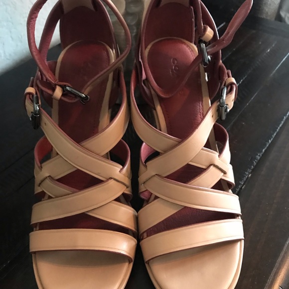 New! Coach Wedge Sandals - Picture 4 of 5